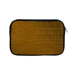 Anstract Gold Golden Grid Background Pattern Wallpaper Apple Macbook Pro 13  Zipper Case