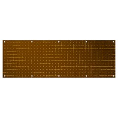 Anstract Gold Golden Grid Background Pattern Wallpaper Banner And Sign 12  X 4  by Maspions