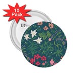 Spring small flowers 2.25  Buttons (10 pack)  Front