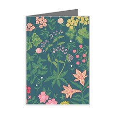 Spring Small Flowers Mini Greeting Card by AlexandrouPrints