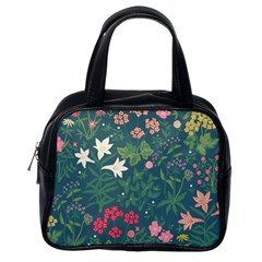 Spring Small Flowers Classic Handbag (one Side)