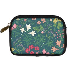 Spring Small Flowers Digital Camera Leather Case