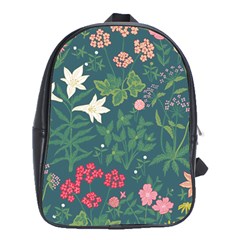 Spring Small Flowers School Bag (xl) by AlexandrouPrints