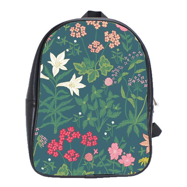 Spring small flowers School Bag (XL)