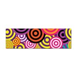 Abstract Circles Background Retro Sticker (Bumper) Front