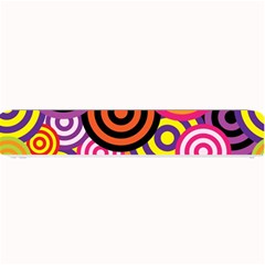 Abstract Circles Background Retro Small Bar Mat by Ravend