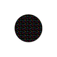 Background Ornamental Pattern Golf Ball Marker