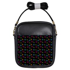 Background Ornamental Pattern Girls Sling Bag