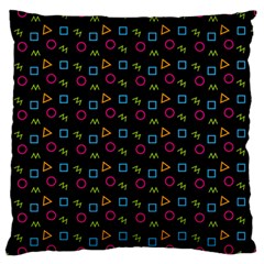 Background Ornamental Pattern Large Premium Plush Fleece Cushion Case (one Side)