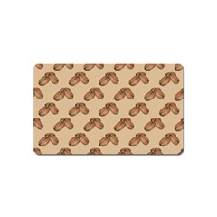 Coffee Beans Pattern Texture Magnet (name Card)