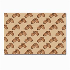 Coffee Beans Pattern Texture Postcard 4 x 6  (pkg Of 10)