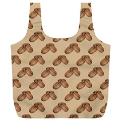 Coffee Beans Pattern Texture Full Print Recycle Bag (xl)