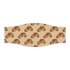 Coffee Beans Pattern Texture Stretchable Headband by Maspions