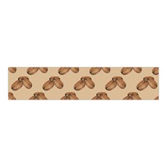 Coffee Beans Pattern Texture Velvet Scrunchie