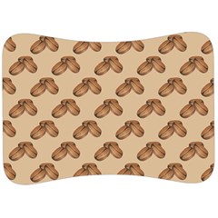 Coffee Beans Pattern Texture Velour Seat Head Rest Cushion