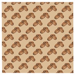 Coffee Beans Pattern Texture Wooden Puzzle Square