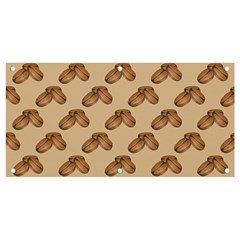 Coffee Beans Pattern Texture Banner And Sign 4  X 2 