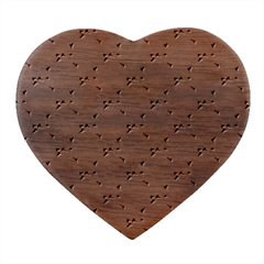 Coffee Beans Pattern Texture Heart Wood Jewelry Box by Maspions