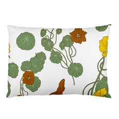 Nasturtium Flower Plant Leaves Pillow Case