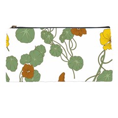 Nasturtium Flower Plant Leaves Pencil Case