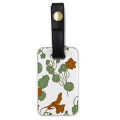 Nasturtium Flower Plant Leaves Luggage Tag (one Side)