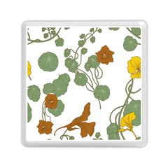 Nasturtium Flower Plant Leaves Memory Card Reader (square)