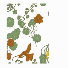 Nasturtium Flower Plant Leaves Large Garden Flag (two Sides)