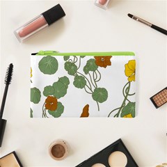 Nasturtium Flower Plant Leaves Cosmetic Bag (xs)