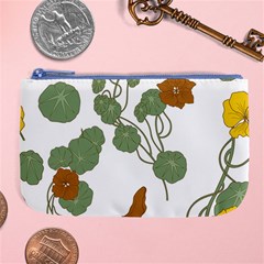 Nasturtium Flower Plant Leaves Large Coin Purse