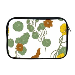 Nasturtium Flower Plant Leaves Apple Macbook Pro 17  Zipper Case