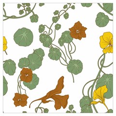 Nasturtium Flower Plant Leaves Lightweight Scarf 