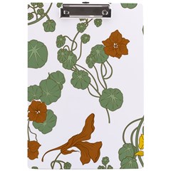 Nasturtium Flower Plant Leaves A4 Acrylic Clipboard