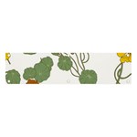 Nasturtium Flower Plant Leaves Banner and Sign 4  x 1  Front