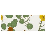 Nasturtium Flower Plant Leaves Banner and Sign 8  x 3  Front