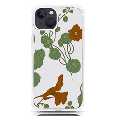 Nasturtium Flower Plant Leaves Iphone 13 Tpu Uv Print Case