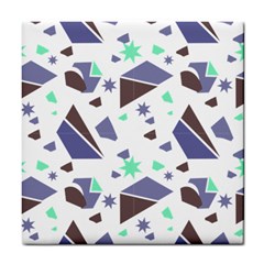 Seamless Pattern Geometric Texture Tile Coaster