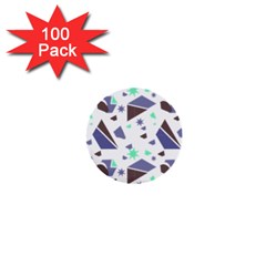 Seamless Pattern Geometric Texture 1  Mini Buttons (100 Pack) 