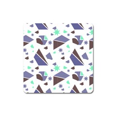 Seamless Pattern Geometric Texture Square Magnet