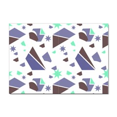 Seamless Pattern Geometric Texture Sticker A4 (100 Pack)