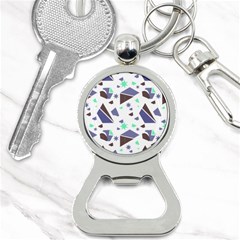 Seamless Pattern Geometric Texture Bottle Opener Key Chain