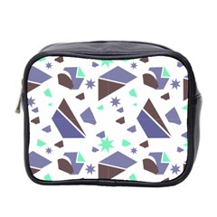 Seamless Pattern Geometric Texture Mini Toiletries Bag (two Sides)