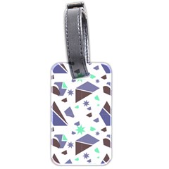 Seamless Pattern Geometric Texture Luggage Tag (two Sides)