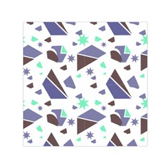 Seamless Pattern Geometric Texture Square Satin Scarf (30  X 30 )