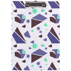 Seamless Pattern Geometric Texture A4 Acrylic Clipboard