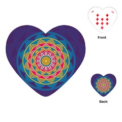 Abstract Digital Artwork Playing Cards Single Design (heart)