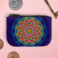 Abstract Digital Artwork Mini Coin Purse