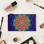 Abstract Digital Artwork Cosmetic Bag (Small) Front