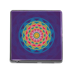 Abstract Digital Artwork Memory Card Reader (square 5 Slot)