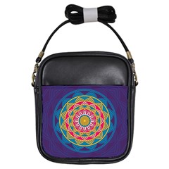 Abstract Digital Artwork Girls Sling Bag