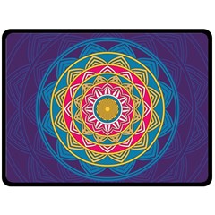 Abstract Digital Artwork Fleece Blanket (large)